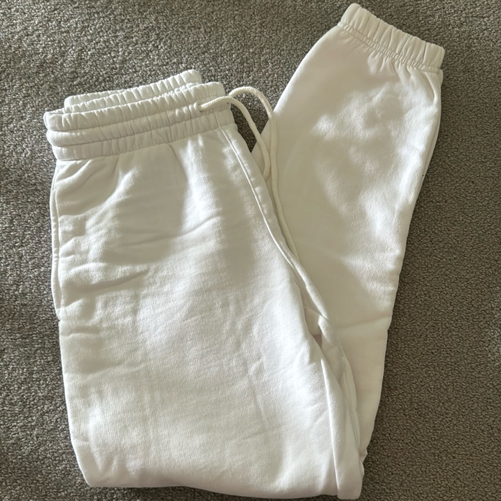 TNA White Sweatpants